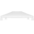 Vidaxl prieeldak 270 g m² 4x3 m wit