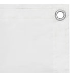 Vidaxl balkonscherm 75x400 cm oxford stof wit