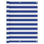 Vidaxl balkonscherm 120x400 cm oxford stof wit en blauw