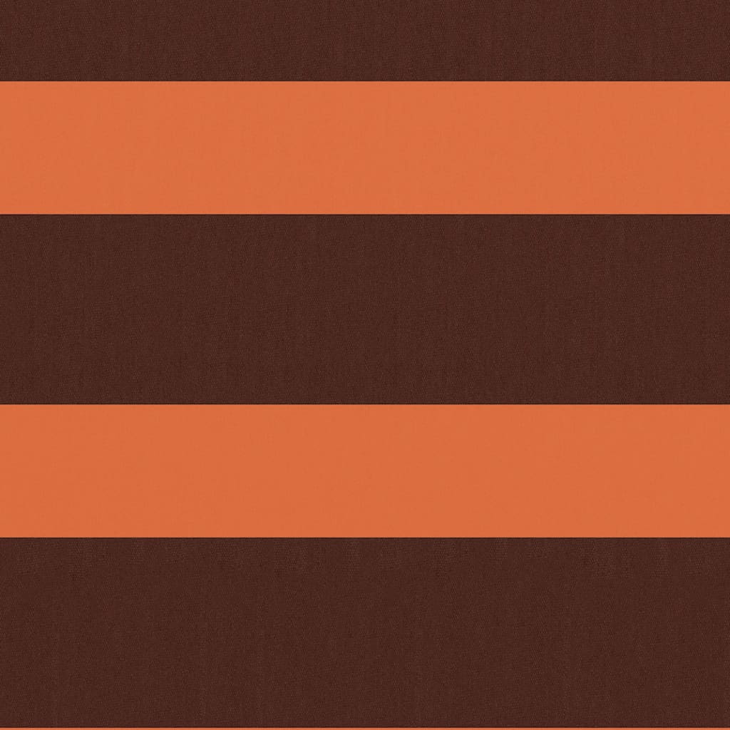Vidaxl balkonscherm 120x400 cm oxford stof oranje en bruin