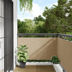 Vidaxl balkonscherm 75x500 cm oxford stof beige