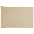 Vidaxl balkonscherm 90x300 cm oxford stof beige