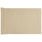 Vidaxl balkonscherm 120x300 cm oxford stof beige