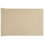 Vidaxl balkonscherm 120x400 cm oxford stof beige