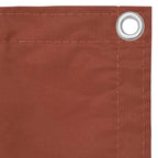 Vidaxl balkonscherm 75x300 cm oxford stof terracotta