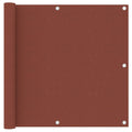 Vidaxl balkonscherm 90x300 cm oxford stof terracotta