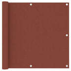 Vidaxl balkonscherm 90x300 cm oxford stof terracotta