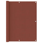 Vidaxl balkonscherm 120x300 cm oxford stof terracotta