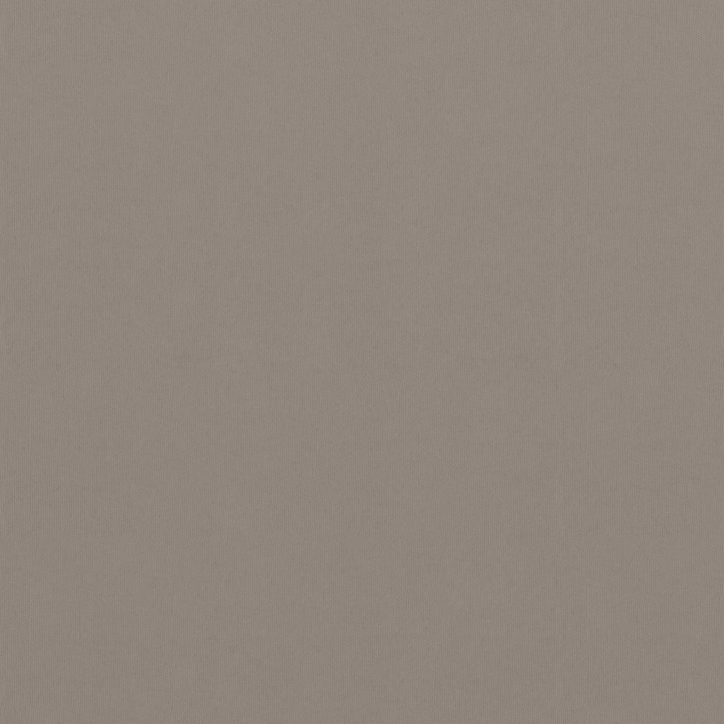 Vidaxl balkonscherm 75x600 cm oxford stof taupe