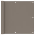 Vidaxl balkonscherm 90x500 cm oxford stof taupe