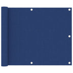 Vidaxl balkonscherm 75x300 cm oxford stof blauw