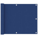 Vidaxl balkonscherm 75x400 cm oxford stof blauw