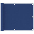 Vidaxl balkonscherm 75x500 cm oxford stof blauw
