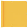 Vidaxl balkonscherm 90x600 cm oxford stof geel