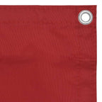 Vidaxl balkonscherm 75x600 cm oxford stof rood