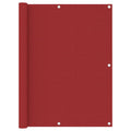 Vidaxl balkonscherm 120x400 cm oxford stof rood
