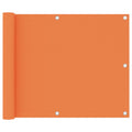 Vidaxl balkonscherm 75x500 cm oxford stof oranje
