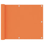 Vidaxl balkonscherm 75x500 cm oxford stof oranje