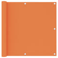 Vidaxl balkonscherm 90x400 cm oxford stof oranje