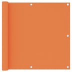 Vidaxl balkonscherm 90x500 cm oxford stof oranje