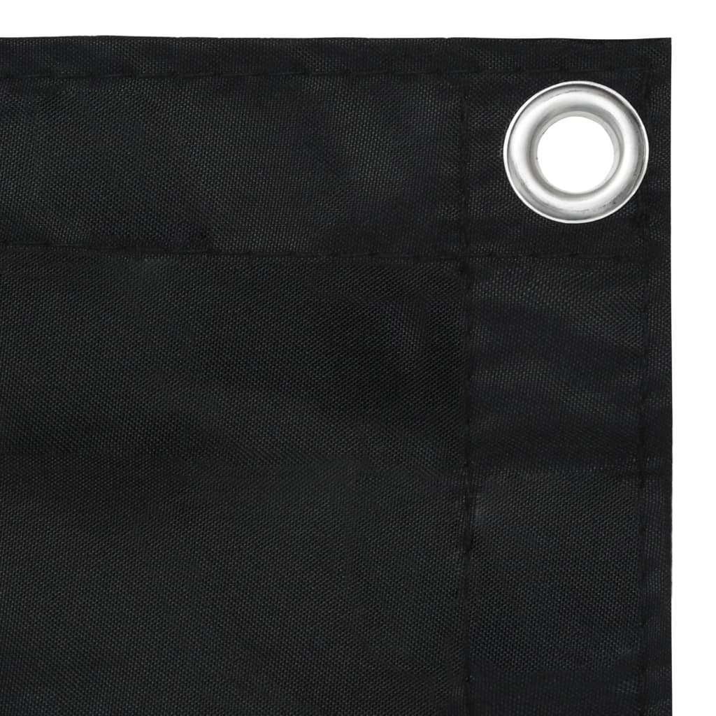 Vidaxl balkonscherm 90x400 cm oxford stof zwart