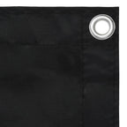 Vidaxl balkonscherm 90x500 cm oxford stof zwart