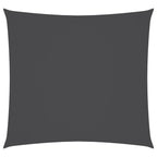 Vidaxl zonnescherm vierkant 4x4 m oxford stof antracietkleurig