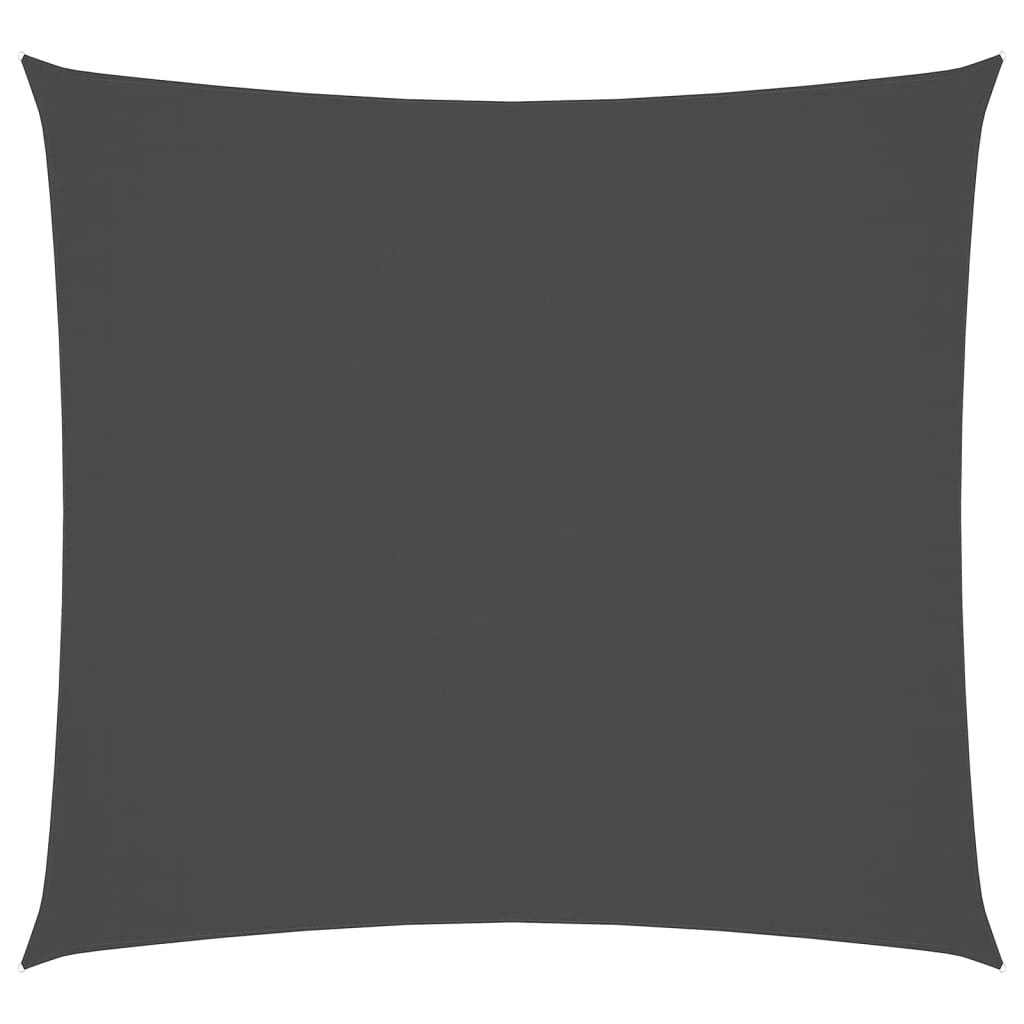 Vidaxl zonnescherm vierkant 5x5 m oxford stof antracietkleurig