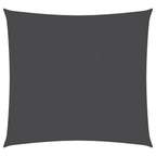 Vidaxl zonnescherm vierkant 6x6 m oxford stof antracietkleurig
