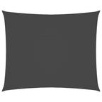 Vidaxl zonnescherm rechthoekig 6x7 m oxford stof antracietkleurig