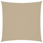 Vidaxl zonnescherm vierkant 5x5 m oxford stof beige