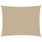 Vidaxl zonnescherm rechthoekig 2x3 m oxford stof beige