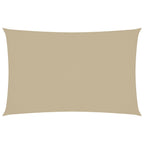 Vidaxl zonnescherm rechthoekig 2x5 m oxford stof beige