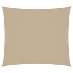 Vidaxl zonnescherm rechthoekig 2,5x3 m oxford stof beige