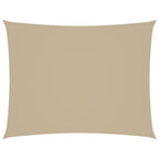 Vidaxl zonnescherm rechthoekig 2,5x3,5 m oxford stof beige