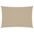 Vidaxl zonnescherm rechthoekig 2,5x4,5 m oxford stof beige
