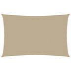 Vidaxl zonnescherm rechthoekig 2,5x5 m oxford stof beige
