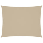 Vidaxl zonnescherm rechthoekig 3x4,5 m oxford stof beige