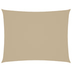 Vidaxl zonnescherm rechthoekig 3,5x5 m oxford stof beige