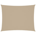 Vidaxl zonnescherm rechthoekig 5x6 m oxford stof beige
