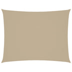 Vidaxl zonnescherm rechthoekig 5x7 m oxford stof beige
