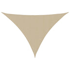 Vidaxl zonnescherm driehoekig 3x4x5 m oxford stof beige