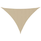 Vidaxl zonnescherm driehoekig 5x6x6 m oxford stof beige