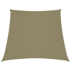 Vidaxl zonnezeil trapezium 2 4x3 m oxford stof beige