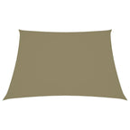Vidaxl zonnezeil trapezium 3 5x4 m oxford stof beige
