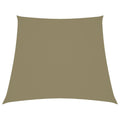 Vidaxl zonnescherm trapezium 4 5x4 m oxford stof beige