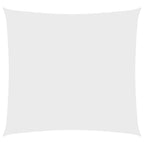 Vidaxl zonnescherm vierkant 2,5x2,5 m oxford stof wit