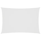 Vidaxl zonnescherm rechthoekig 2,5x4,5 m oxford stof wit