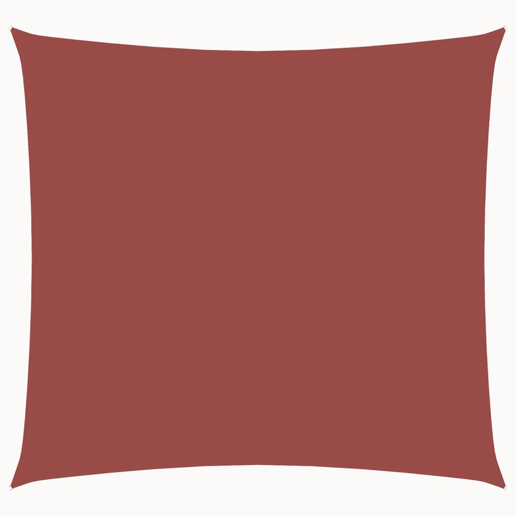Vidaxl zonnescherm vierkant 7x7 m oxford stof terracottakleurig