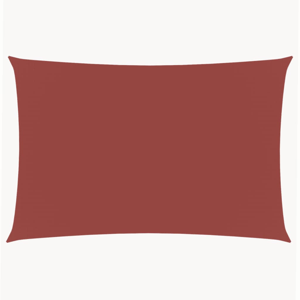 Vidaxl zonnescherm rechthoekig 2x5 m oxford stof terracottakleurig